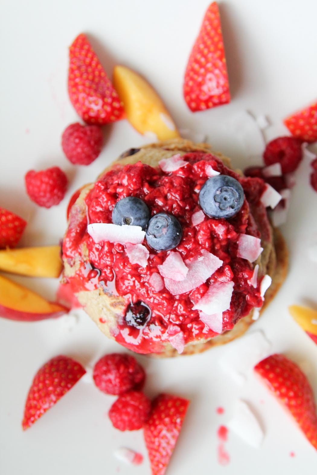 Rezept-Lindarella-Fitnessblogger-Foodblogger-Strawberry-Pancakes-Breakfast-2