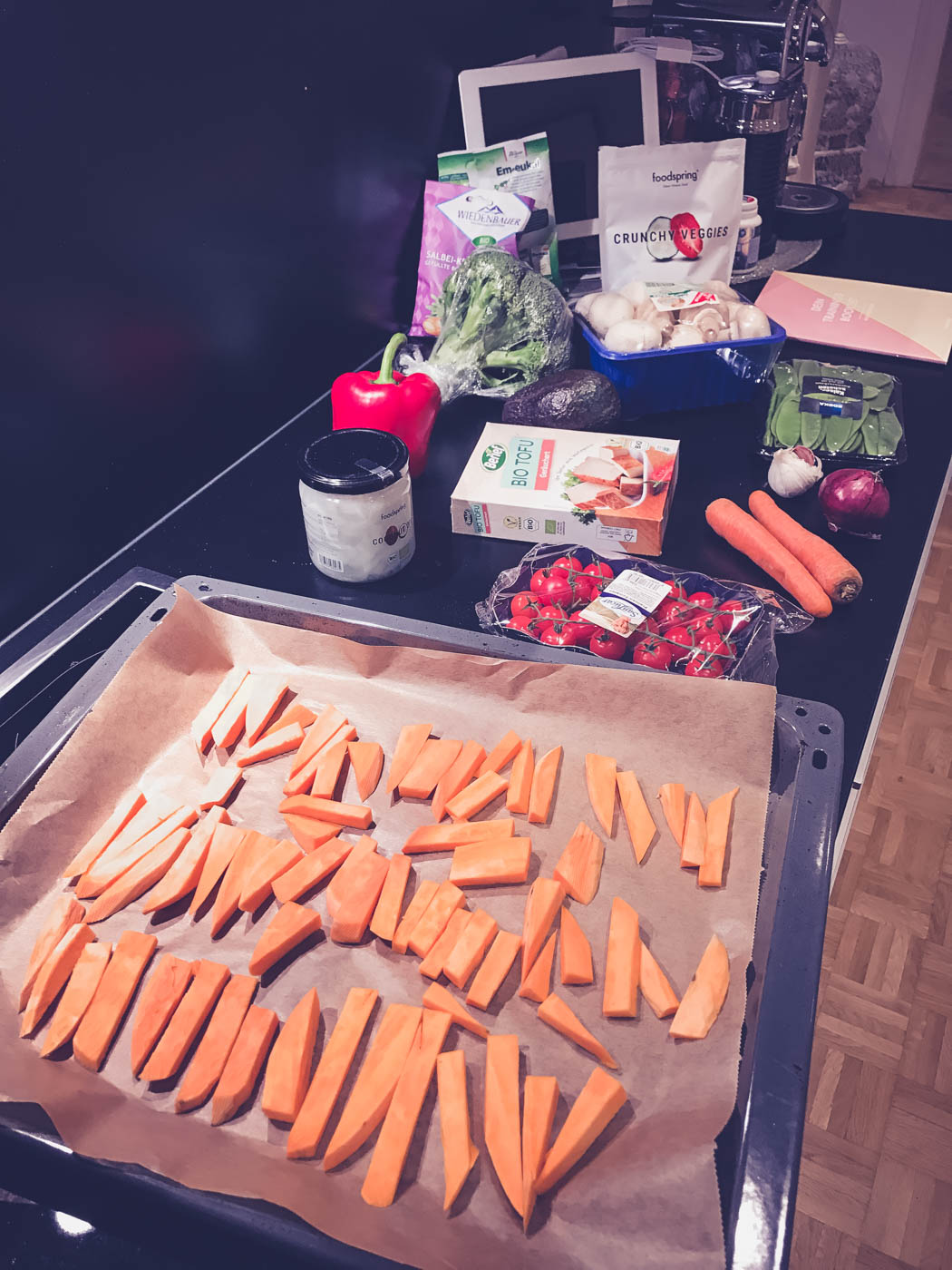 Foodspring-Abendessen-Suesskartoffelpommes-Clean-Eating-Foodblog-Foodblogger-Lindarella